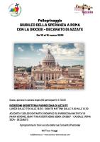 Giubileo della speranza a Roma con la Diocesi 2025 - Decanato di Azzate